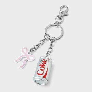 Women's Diet Coke Graphic Keychain - Gray